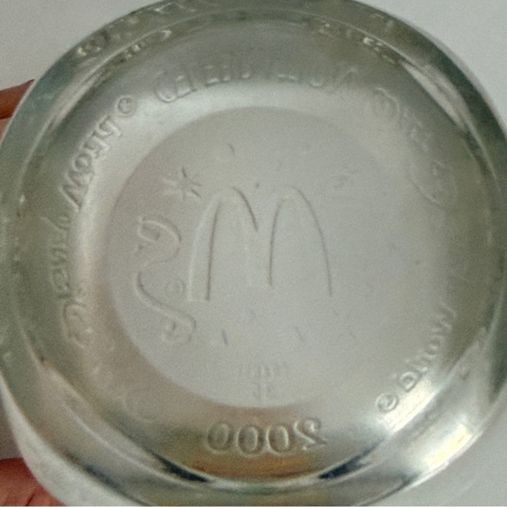 Walt Disney World Mickey Mouse Epcot Wizard Beverage Glass McDonalds 2000 RARE - Picture 6 of 8